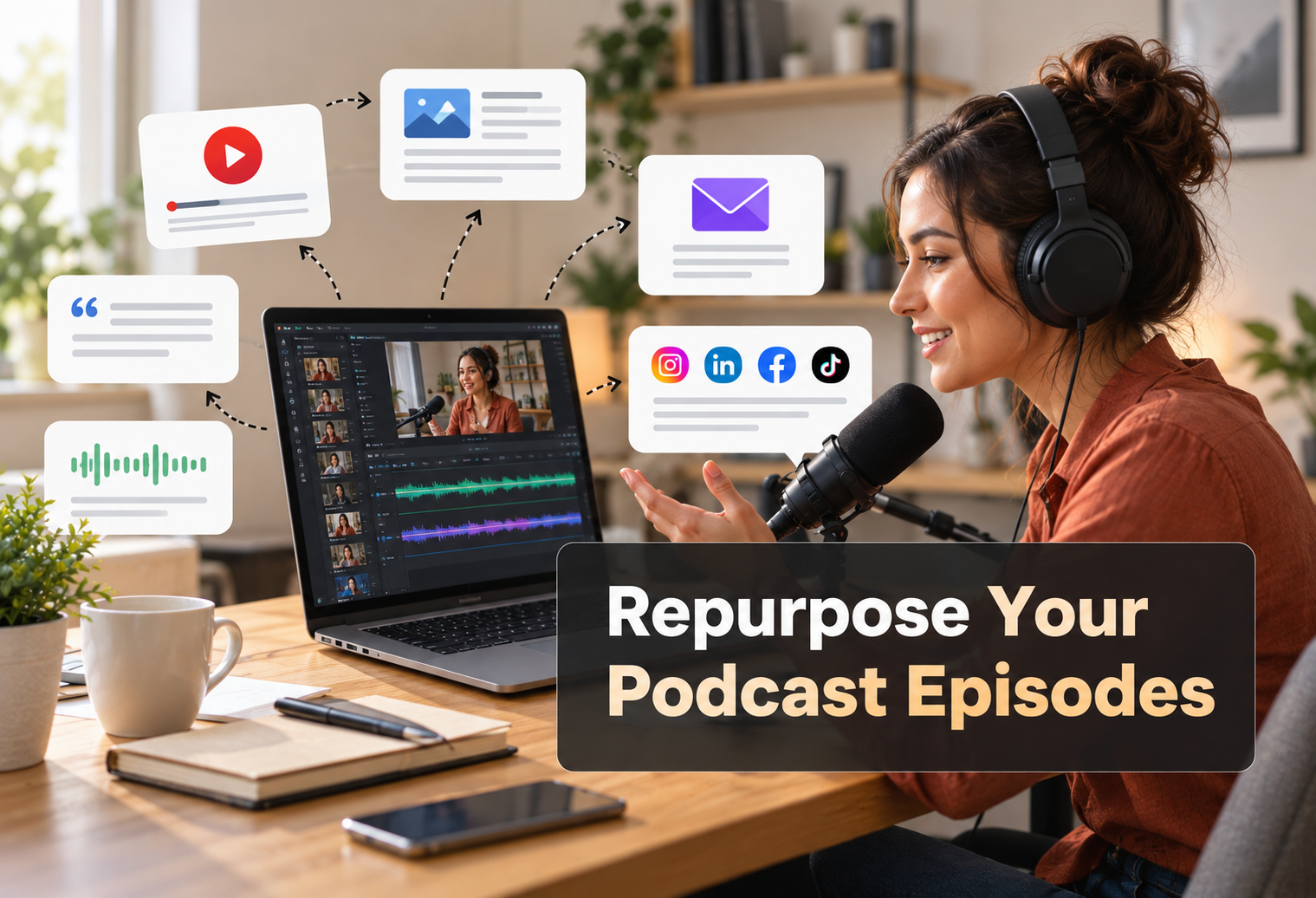 Repurpose blog content in podcast