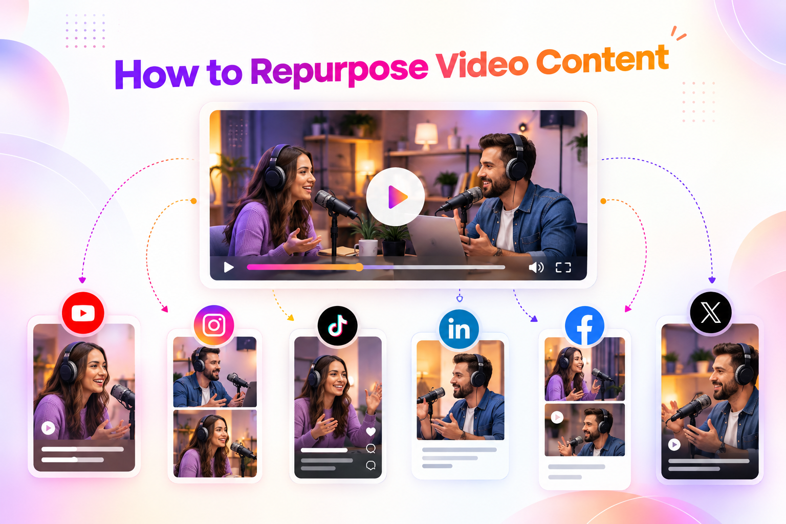 Video content repurposing workflow